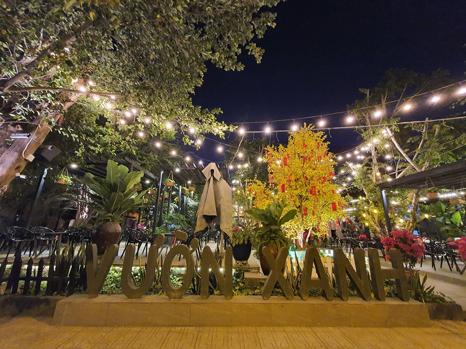 cafe vườn xanh 